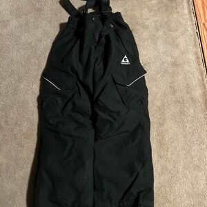 Black 7/8 Snow Pants